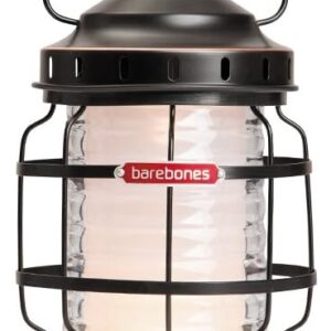 Barebones Rechargeable Forest Lantern - Antique Bronze