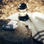 Barebones Rechargeable Forest Lantern - Antique Bronze
