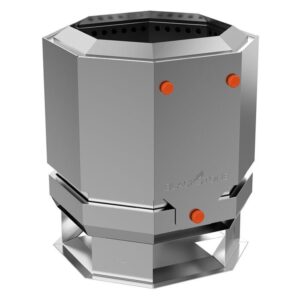 Description Stowable stand included Removable smoke director and handles Removable b15″ Smokeless Fire Pit15″ Smokeless Fire Pitase for easy cleaning and maintenance Smokeless fire technology For outdoor use only