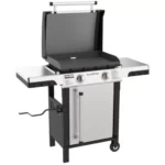 Blackstone 22inch Pro Series Omnivore Griddle with Hood, Dual Side Shelves, and Propane Storage Cabinet