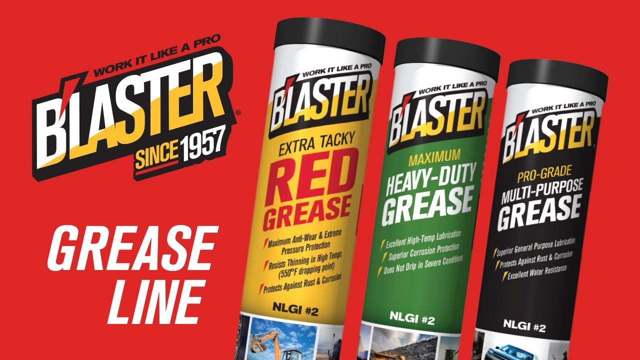B’laster Maximum Heavy-Duty Grease – 397g2 B'laster Pro-Grade Multi-Purpose Grease - 397g
