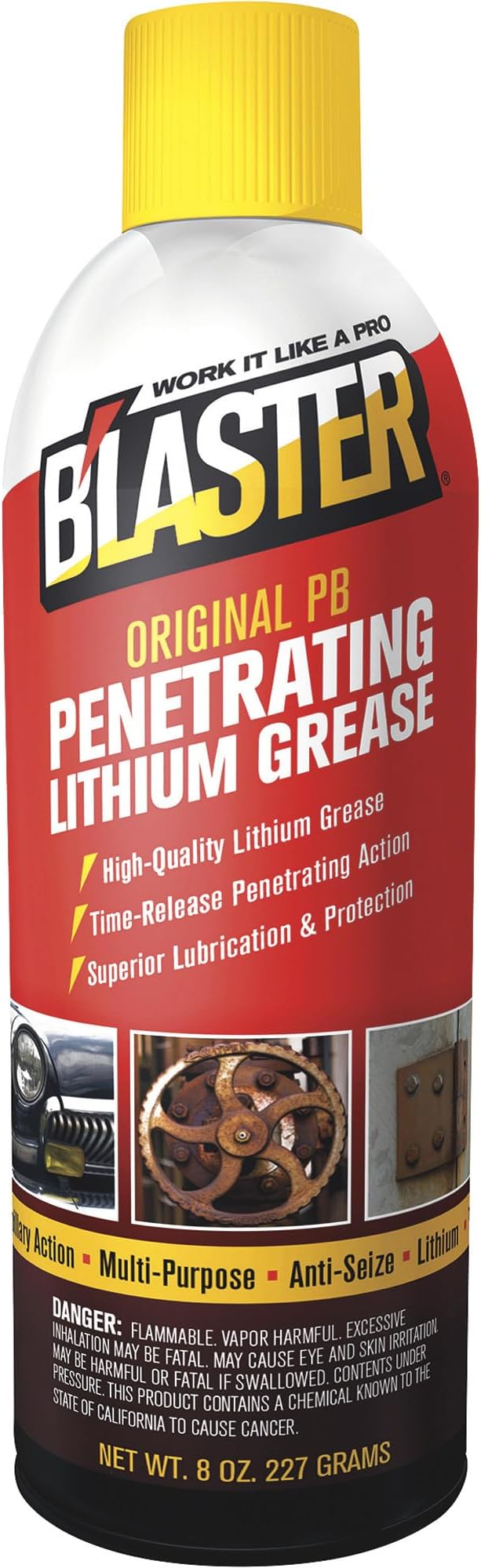 Blaster Penetrating Lithium Grease with Straw - 227g1 Blaster Penetrating Lithium Grease with Straw - 227g