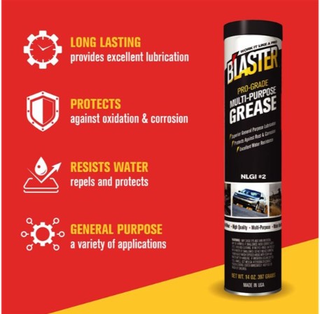 B’laster Pro-Grade Multi-Purpose Grease – 397g5 B'laster Pro-Grade Multi-Purpose Grease - 397g