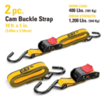 Cat® Garage 2-Piece Cambuckle Moving Straps – 10ft
