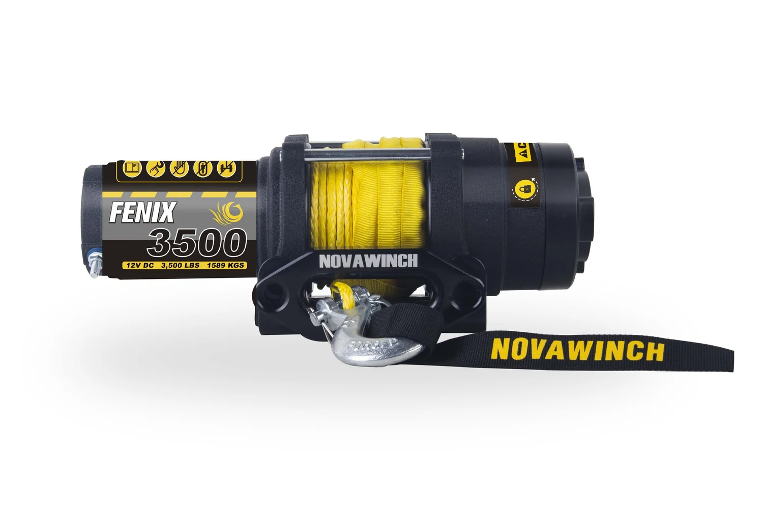 Novawinch Fenix 3,500lb ATVUTV Winch, Synthetic Rope Novawinch Fenix 3,500lb ATV/UTV Winch, Synthetic Rope