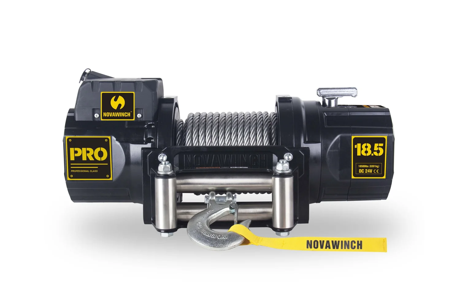 Novawinch PRO 18500lb Winch 12v Synthetic Rope Novawinch PRO 18500lb Winch 12v Synthetic Rope