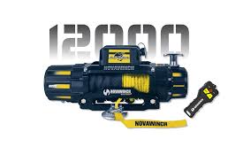 Novawinch Stinger Plus 12000lb Winch - 12v Synthetic Rope
