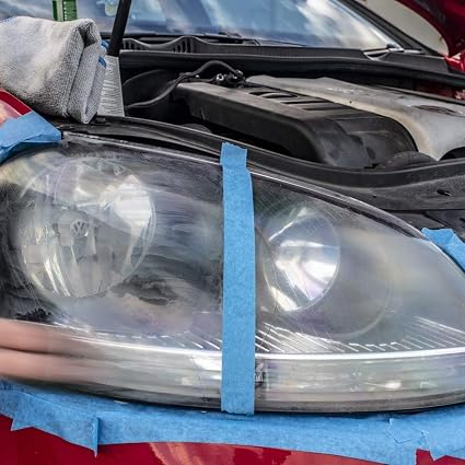 Turtle Wax 51768 Headlight Restorer Kit Headlamp Cleaning Restores Brightness Kit, (Old Version)1