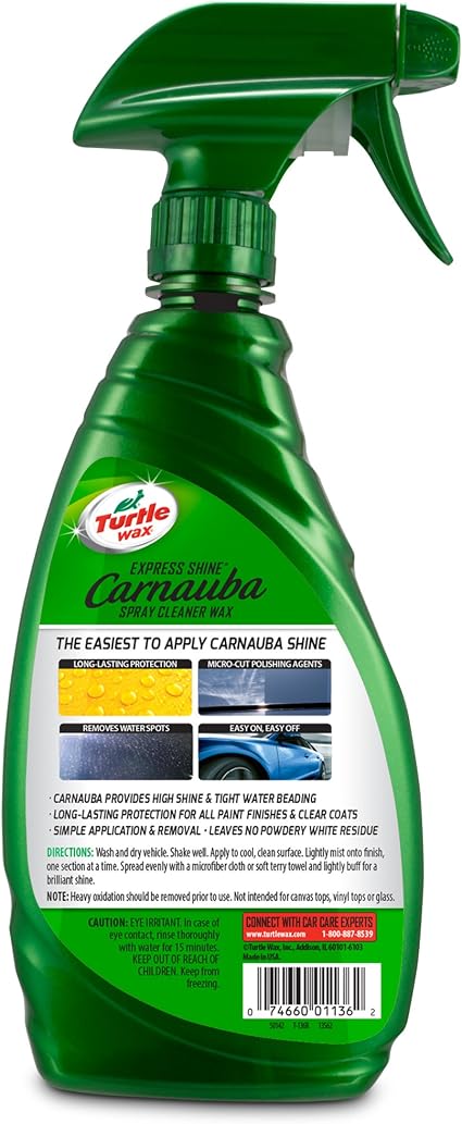 Turtle Wax Express Shine Carnauba Spray Wax1 Turtle Wax Express Shine Carnauba Spray Wax