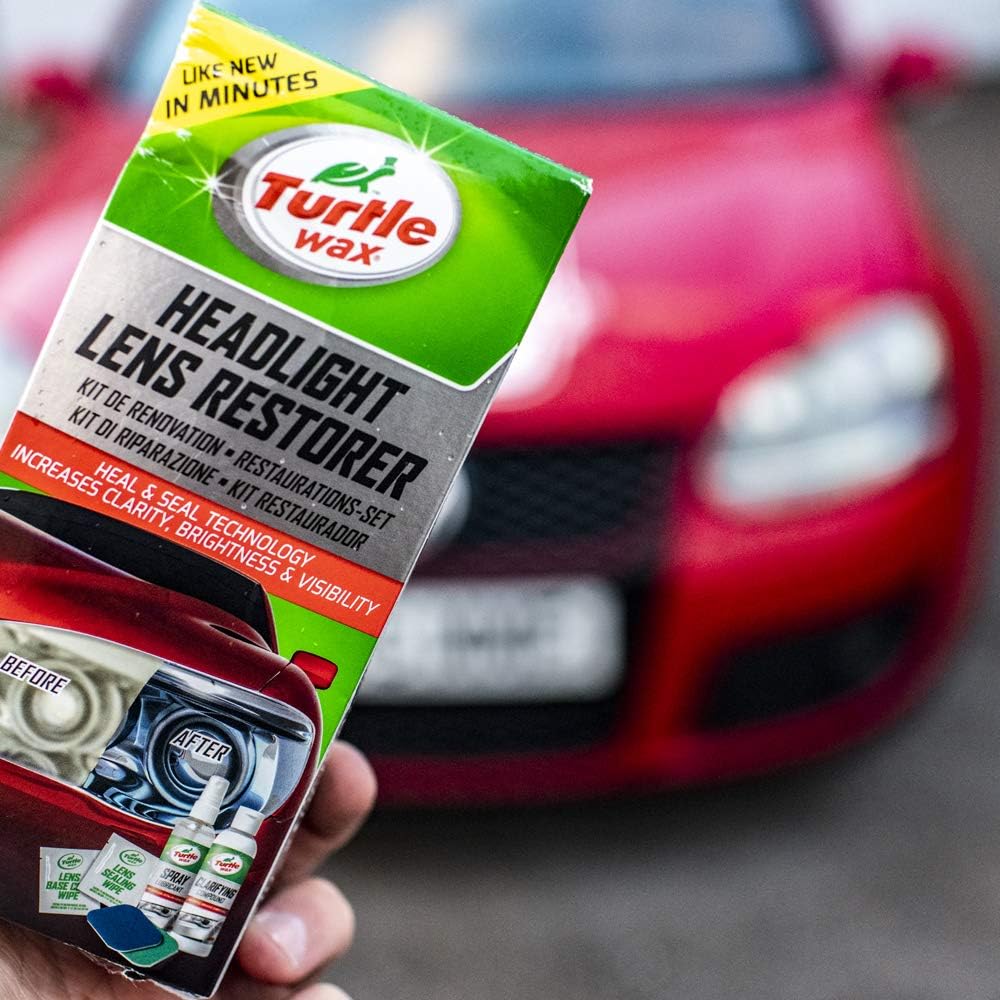 Turtle Wax Headlight Lens Restorer Kit with Heal & Seal Technology1