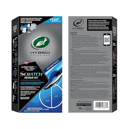 Turtle Wax Hybrid Solutions Scratch Repair Kit with Fill & Seal Technology7 Turtle Wax Hybrid Solutions Scratch Repair Kit with Fill & Seal Technology