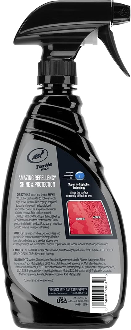 Turtle Wax Ice Seal-N-Shine Spray Wax1 Turtle Wax Ice Seal-N-Shine Spray Wax