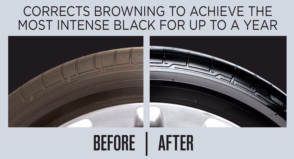Turtle Wax Jet Black Endura-Shine Tire Coat Kit1 Turtle Wax Jet Black Endura-Shine Tire Coat Kit