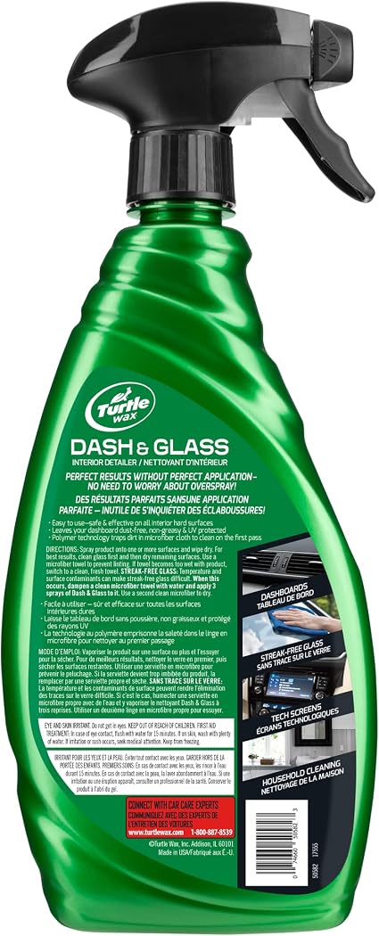 Turtle Wax Quick & Easy Dash & Glass Cleaner2 Turtle Wax Quick & Easy Dash & Glass Cleaner