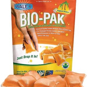 Walex Bio-Pak Drop-ins for RV and Marine Holding Tank Systems - 10 pack - Tropical Breeze