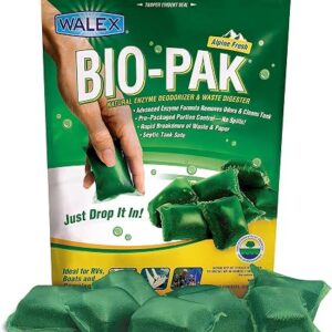 Walex Bio-Pak Drop-ins for RV and Marine Holding Tank Systems – 10 pack – Alpine Fresh