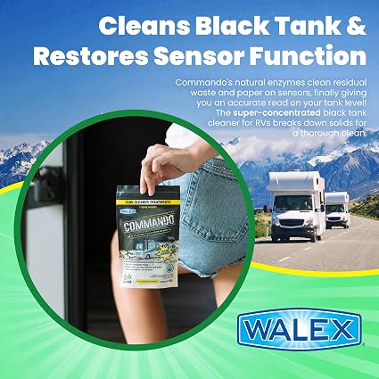 Walex Commando Drop-ins Black Holding Tank and Sensor Cleaner - 4 pack2 Walex Commando Drop-ins Black Holding Tank and Sensor Cleaner - 4 pack
