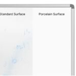 Luxor Mobile Double-Sided Porcelain Whiteboard with Stand and Marker Tray - 72 x 40