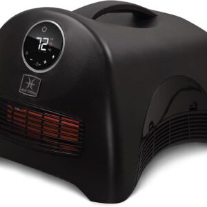 Heat Storm Sahara 1500W Portable Infrared Heater with Digital Thermostat and Carry Handle1