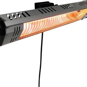 Heat Storm Tradesman 1500W Outdoor Infrared Quartz Heater with Wall/Ceiling-Mount and Remote Control
