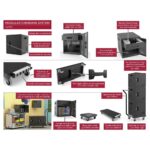 Luxor Wall Mount Bracket for Modular Charging Cabinet System