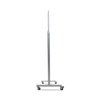 Luxor Double-Sided Mobile Magnetic Glass Marker Board with Aluminum Frame and Stand – 30 x 40