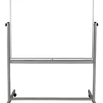 Luxor Mobile Double-Sided Magnetic Whiteboard with Stand and Marker Tray - 48 x 481