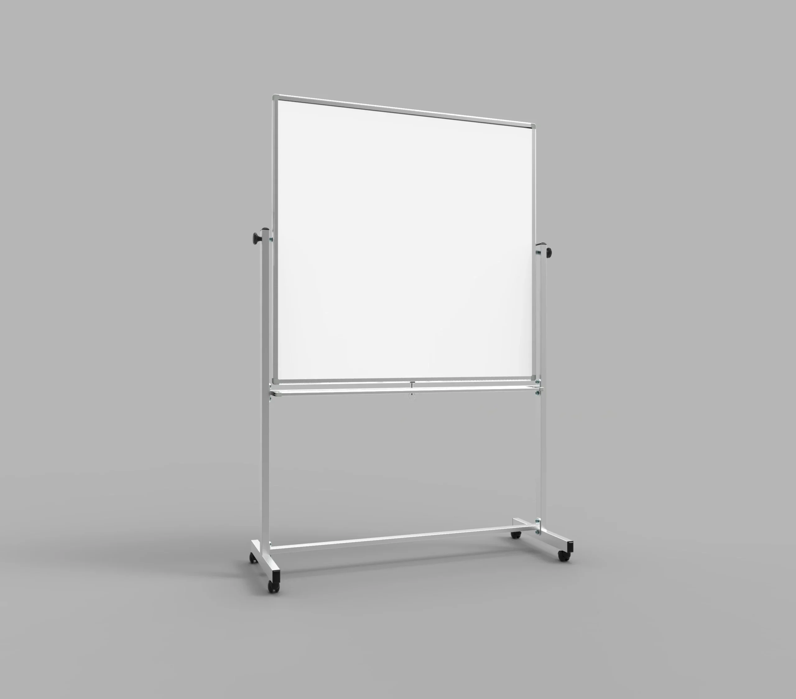 Luxor Mobile Double-Sided Magnetic Whiteboard with Stand and Marker Tray - 48 x 482 Luxor Mobile Double-Sided Magnetic Whiteboard with Stand and Marker Tray - 48 x 481