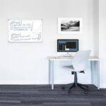Luxor Wall-Mounted Porcelain Whiteboard with Marker Tray - 72 x 40