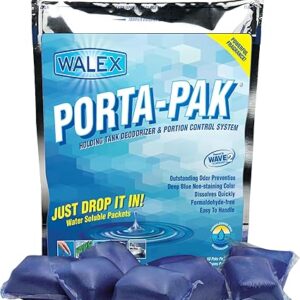 Product description Porta-Pak is currently used in millions of commercial applications every year, Porta-Pak has made a huge impact in the RV and marine markets. No other product available offers the combination of deodorizing performance in an easy to use drop-in - making liquid holding tank products obsolete.
